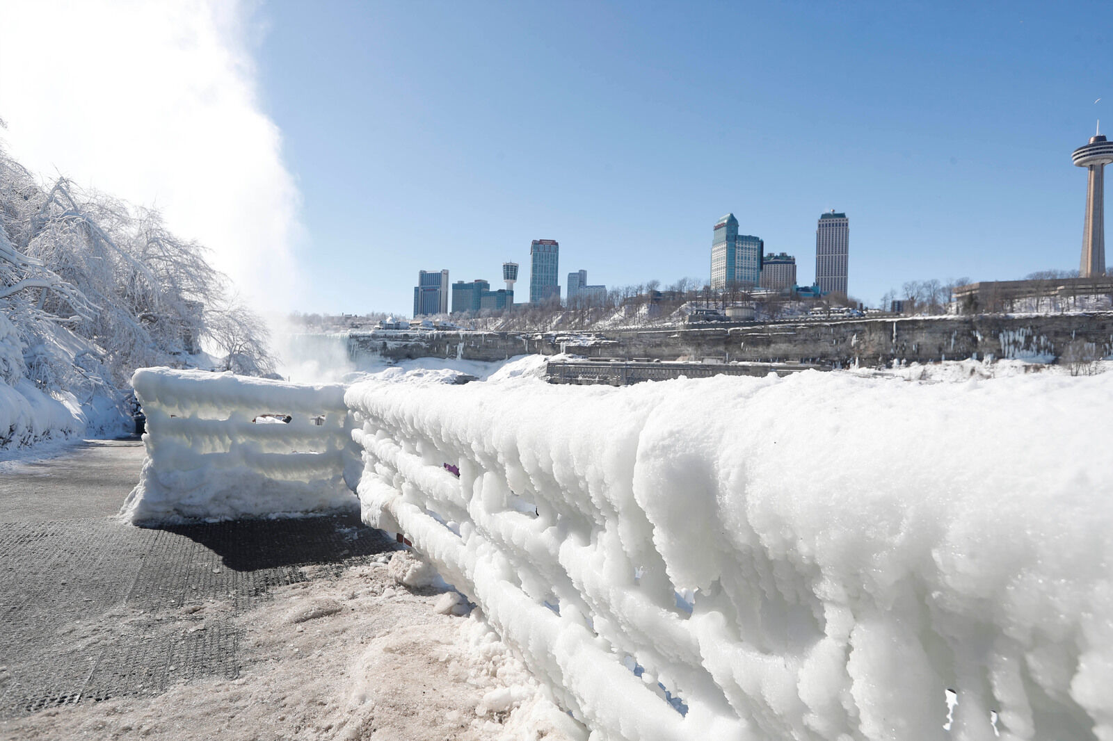 Ice-covered
